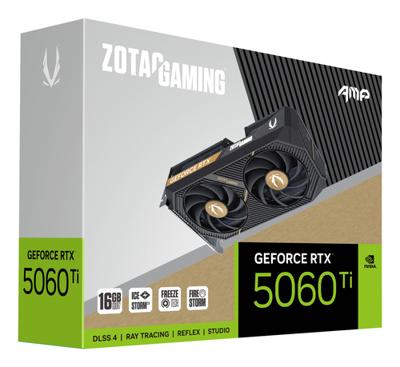 Videokaart Zotac ZT-B50620F-10M geforce rtx 5060 ti 16 GB - thumbnail