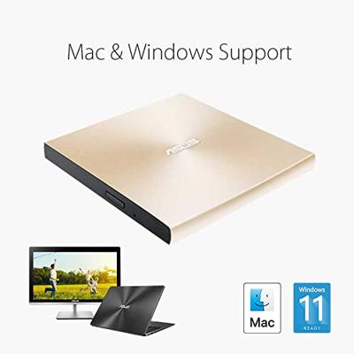 ASUS Optical ZenDrive U9M Goud - thumbnail