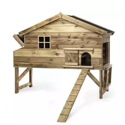 Voldux Kippenhok Jasper XL 204 x 89 x 169 cm Voldux Bruin