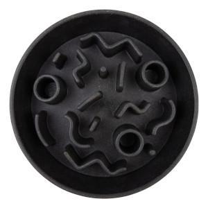 District 70 Bamboo slowfeeder donkergrijs voor de hond 21 cm