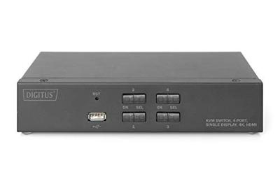 Digitus DS-12880 KVM-switch Zwart