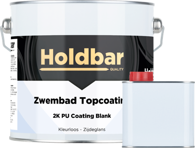Holdbar Zwembad Topcoating Zijdeglans 2,5 kg Holdbar Zwembad Topcoating Zijdeglans 2,5 kg