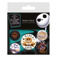 Nightmare before Christmas Pin-Back Buttons 5-Pack Colourful Shadows - thumbnail