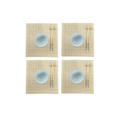 Sushi-set DKD Home Decor 14,5 x 14,5 x 31 cm Blauw Wit Keramiek Orientaals (16 Onderdelen) Sushi-set DKD Home Decor 14,5 x 14,5 x 31 cm Blauw Wit Keramiek Orientaals (16 Onderdelen)