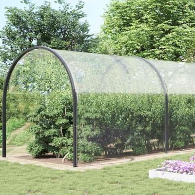 VidaXL Doorzichtig zeildoek met zeilringen 6x12 m pvc