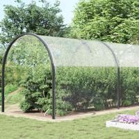 VidaXL Doorzichtig zeildoek met zeilringen 6x12 m pvc - thumbnail