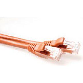 ACT Bruin 15 meter U/UTP CAT6 patchkabel snagless met RJ45 connectoren ACT Bruin 15 meter U/UTP CAT6 patchkabel snagless met RJ45 connectoren