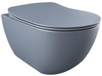 Wandcloset BWS Freedom Randloos Met Bidet Mat Basalt (Exclusief zitting) - thumbnail