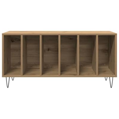 Platenkast met plank Oud hout 100 x 38 x 48 cm Bewerkt hout