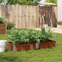 VidaXL Plantenbak 150x50 cm massief grenenhout bruin - thumbnail