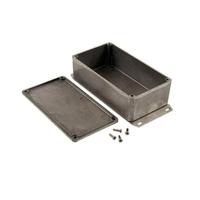 Hammond Electronics 1590BBFBK Universele behuizing 118.5 x 93.5 x 34 Aluminium Zwart 1 stuk(s) - thumbnail