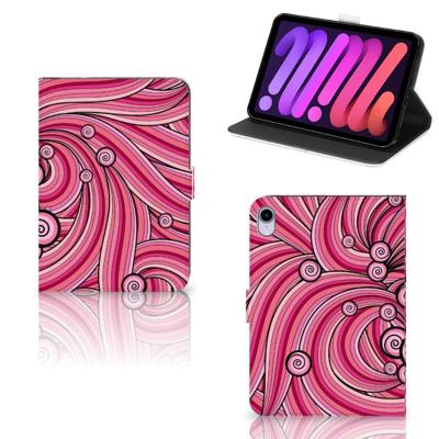 iPad Mini 6 (2021) Hoes Swirl Pink iPad Mini 6 (2021) Hoes Swirl Pink