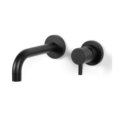 Wastafelmengkraan Inbouw Bongio Squadra 16 cm Uitloop met Installatiebrug Mat Zwart Bongio Wastafelmengkraan Inbouw Bongio Squadra 16 cm Uitloop met Installatiebrug Mat Zwart Bongio