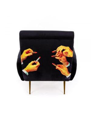 Seletti Fauteuil Lipsticks - Zwart