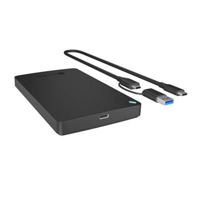 ICY BOX IB-201T-CU31 SDD-behuizing Zwart 2.5