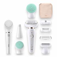 Braun Silk-épil 9 Flex 9-300 Beautyset - Epilator Met Flexibele Kop Voor Ontharen, Wit/Goud - thumbnail