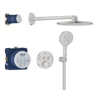GROHE Smartcontrol Thermostatisch Inbouw Douchekraan Shower-Set Rond Supersteel - thumbnail