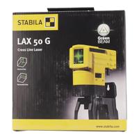 Stabila LAX 50 G Kruislijnlaser | 30 m | ± 0,5 mm/m | 3 x type AA | 1 stuk - 19110 - thumbnail