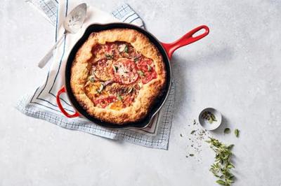 LE CREUSET - Signature - Skillet rond hoog 30cm Kersenrood