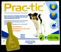 Prac-Tic 137,5 Mg Teek&Vlo (4,5-11 Kg) 3 Pipet - thumbnail