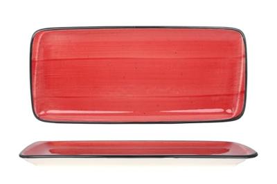 Bonna Serveerschaal - Aura Passion - Porselein - 34x16 cm - set van 2