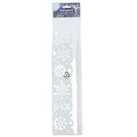 Raamsticker sneeuwvlok 40 cm | 24 stuks - thumbnail