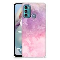 Smartphone hoesje Motorola Moto G60 Pink Purple Paint - thumbnail