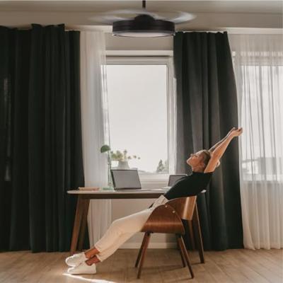 Plafondventilator Universal Blue Zwart