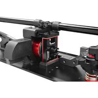 Team Corally - Center Diff Bulkhead - Swiss Made 7075 T6 - Black - 2 pc Set - thumbnail