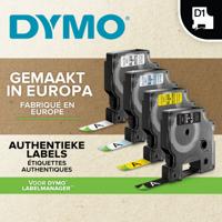 Labeltape dymo labelmanager d1 polyester 24mm zw | 5 stuks - thumbnail