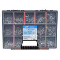 Pgb-Europe PGB-FASTENERS | Assortimentsdoos met schroeven 1700 dlg PWVTV - ASS014001170002 - thumbnail