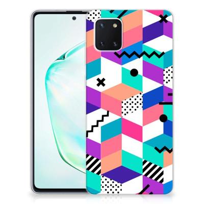 Samsung Galaxy Note 10 Lite | TPU Hoesje | Blokken Kleurrijk Samsung Galaxy Note 10 Lite | TPU Hoesje | Blokken Kleurrijk