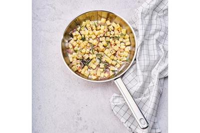 Koekenpan - COSY & TRENDY - DAILY - Roestvrij staal - Ø24 cm - Geschikt voor alle kookplaten, inclusief inductie