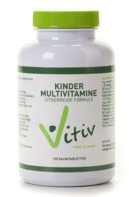 Vitiv Kinder Multivitamine Kauwtabletten - thumbnail
