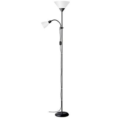 Brilliant Spari Uplight LED E27 60 W Zwart, Wit Brilliant Spari Uplight LED E27 60 W Zwart, Wit