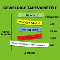 Labelprinter Dymo LetraTag 100H draagbaar abc 12mm blauw - thumbnail