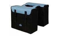 Dubbele fietstas Greenlands 34 liter 37 x 33 x 14cm (2x) - zwart / lichtblauw - thumbnail