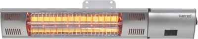 Sunred wandverwarmer royal diamond 2000 w rose gold zilver