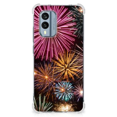 Nokia X30 Anti Shock Bumper Case Vuurwerk Nokia X30 Anti Shock Bumper Case Vuurwerk
