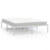 Bedframe metaal wit 150x200 cm - thumbnail