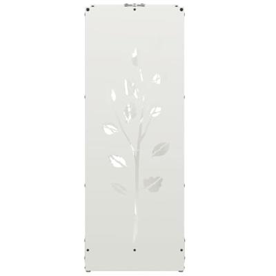 Brandhoutrek 40x30x80 cm koudgewalst staal wit