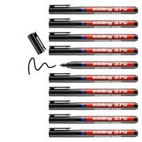 Viltstift edding 370 rond 1mm zwart | 10 stuks - thumbnail