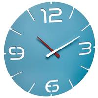 TFA Dostmann 60.3047.14 Wandklok Kwarts 35 cm x 3.5 cm Zeeblauw - thumbnail