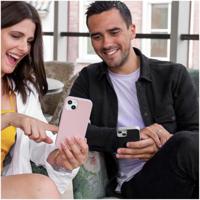 Accezz Liquid Silicone Backcover voor Samsung Galaxy S25 Plus Telefoonhoesje Zwart - thumbnail