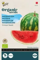 Zaden Organic Watermeloen Crimson Sweet (BIO) Buzzy - Buzzy - thumbnail