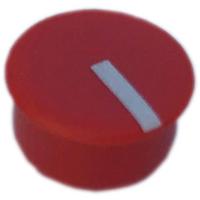 PSP C150-6 Afdekkap Rood, Wit Geschikt voor Ronde knop 15 mm 1 stuk(s) - thumbnail