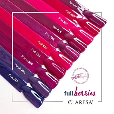 Claresa uv/led gellak 5ml blue 716 full berries