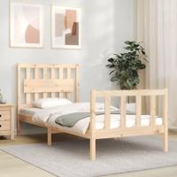 Bedframe zonder matras massief grenenhout 90x200 cm - thumbnail