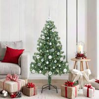 VidaXL Kerstboom met 150 led met standaard groen 150 cm pvc - thumbnail