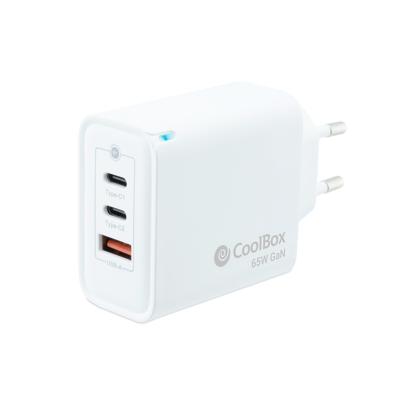 Oplader CoolBox LBP246DW Wit 65 W Oplader CoolBox LBP246DW Wit 65 W